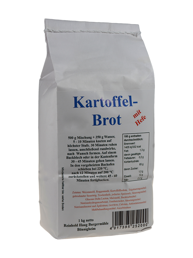 Kartoffelbrot mit Hefe