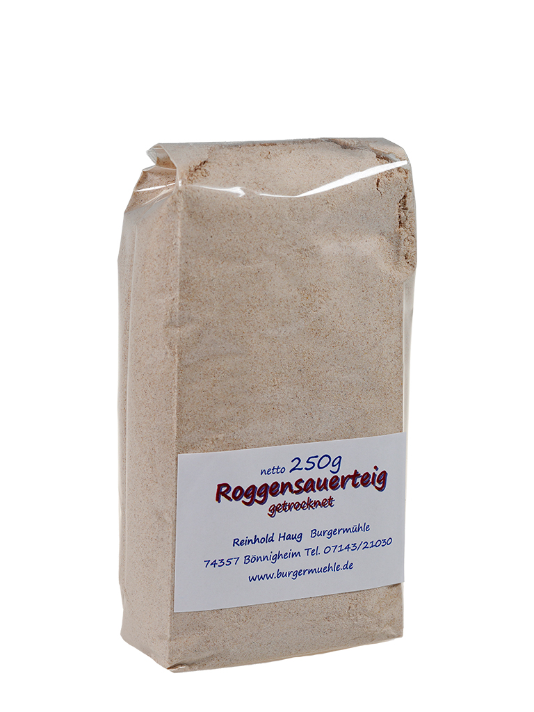 Roggensauerteig getrocknet