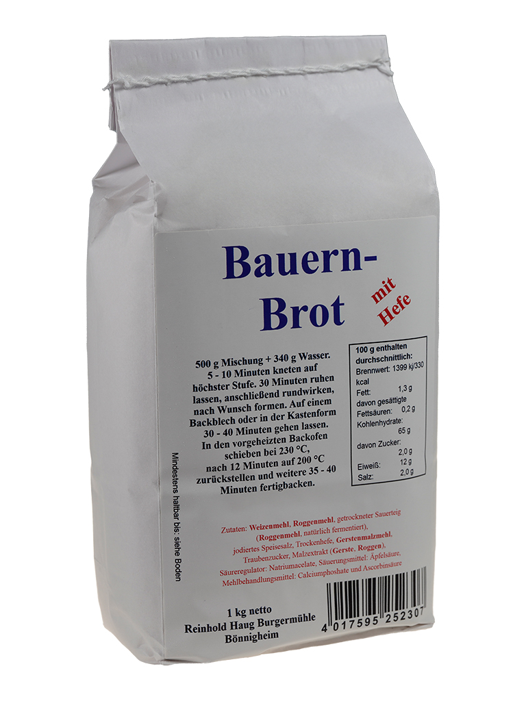 Bauernbrot mit Hefe
